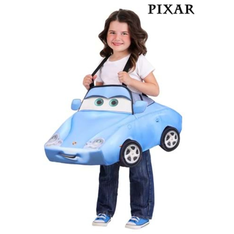 Girl's Toddler Pixar Cars Sally Ride-In Costume