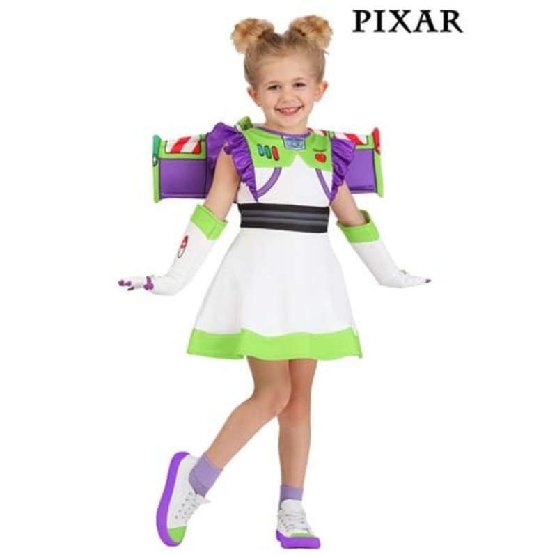 Girl's Toddler Pixar Toy Story Buzz Lightyear Costume Dress