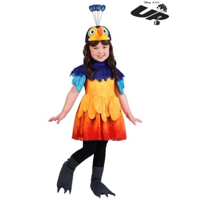 Girl's Toddler Pixar UP Kevin Costume Dress