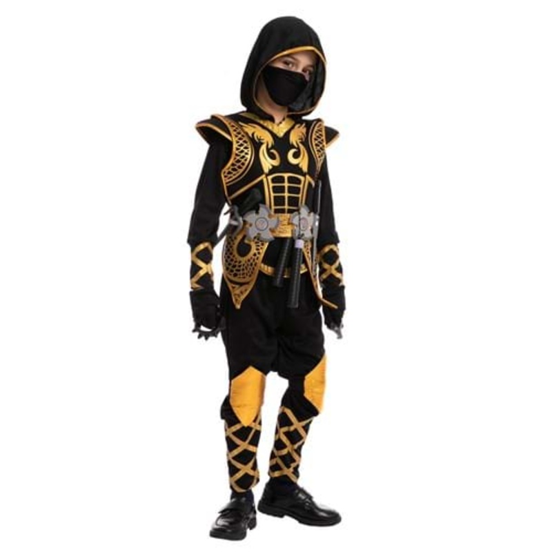Golden Ninja Costume for Boys