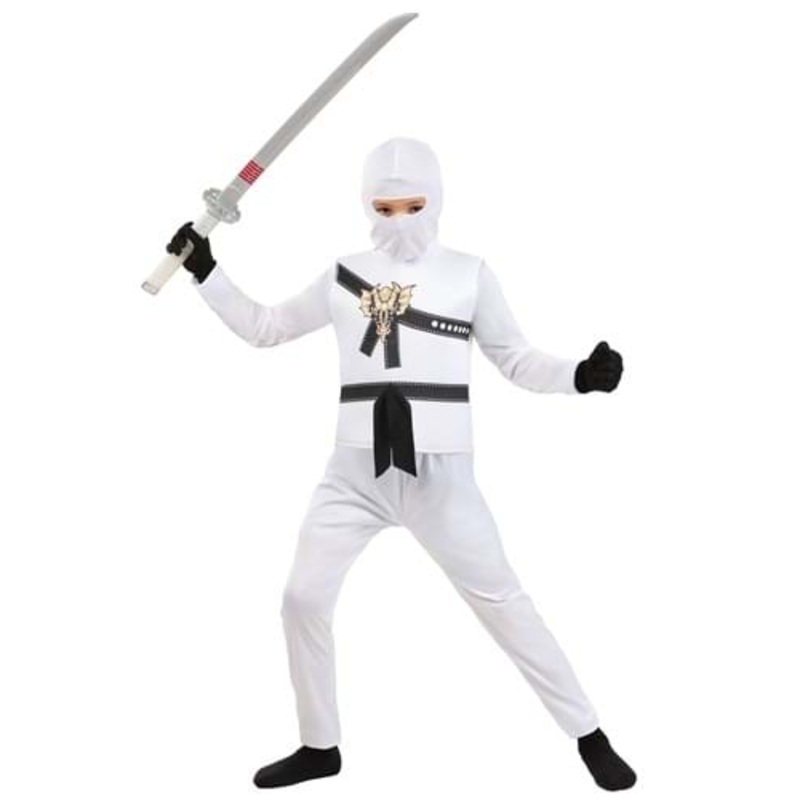 Kid's White Ninja Master Costume
