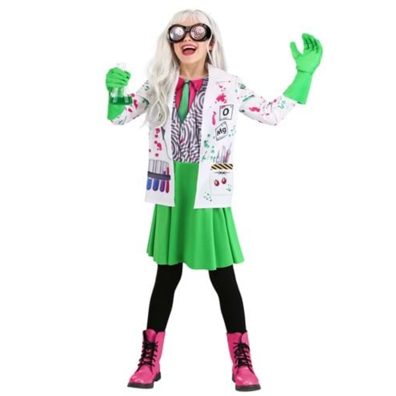 Mad Scientist Girl's Costume