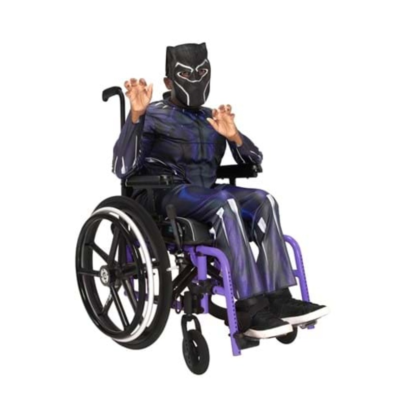 Adaptive Back Panther Costume for Kids Small