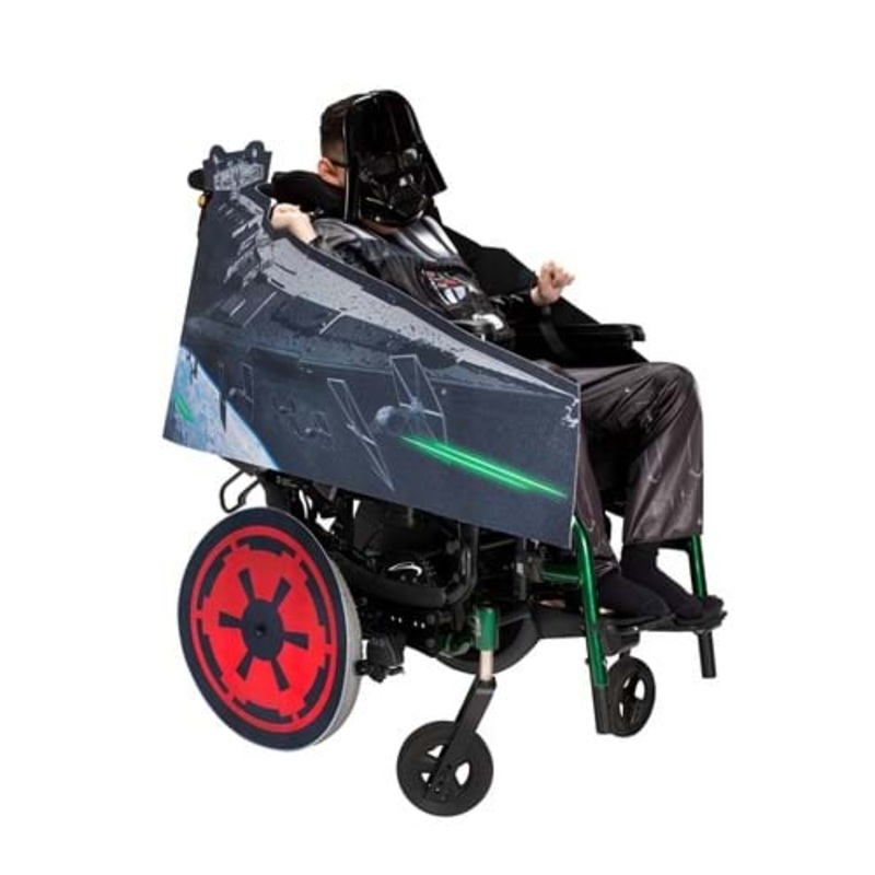 Adaptive Darth Vader Wheelchair Accessory for Kids Standard