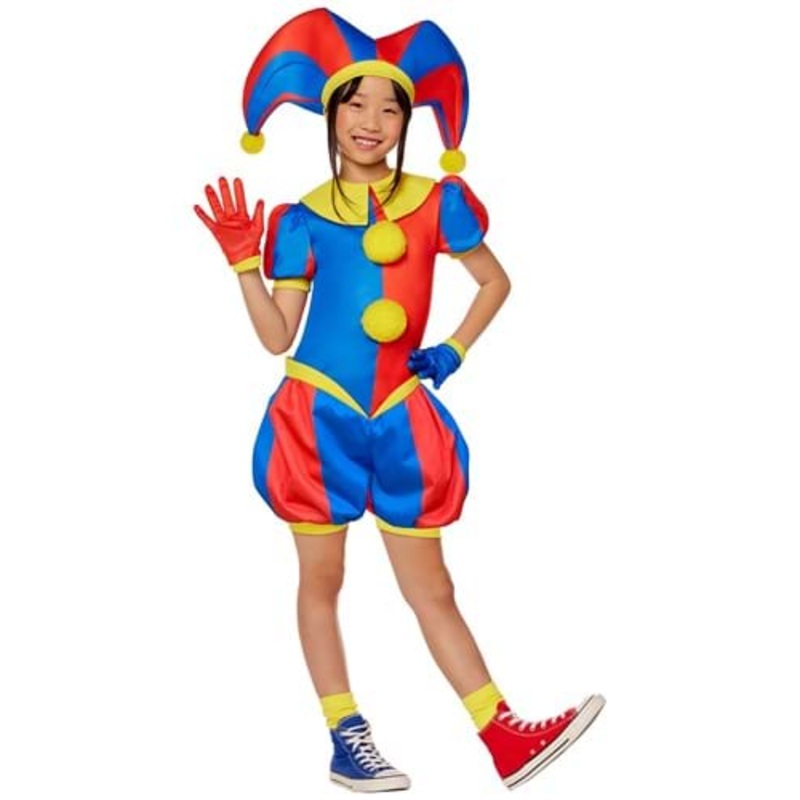 Girl's Digital Circus Pomni Costume