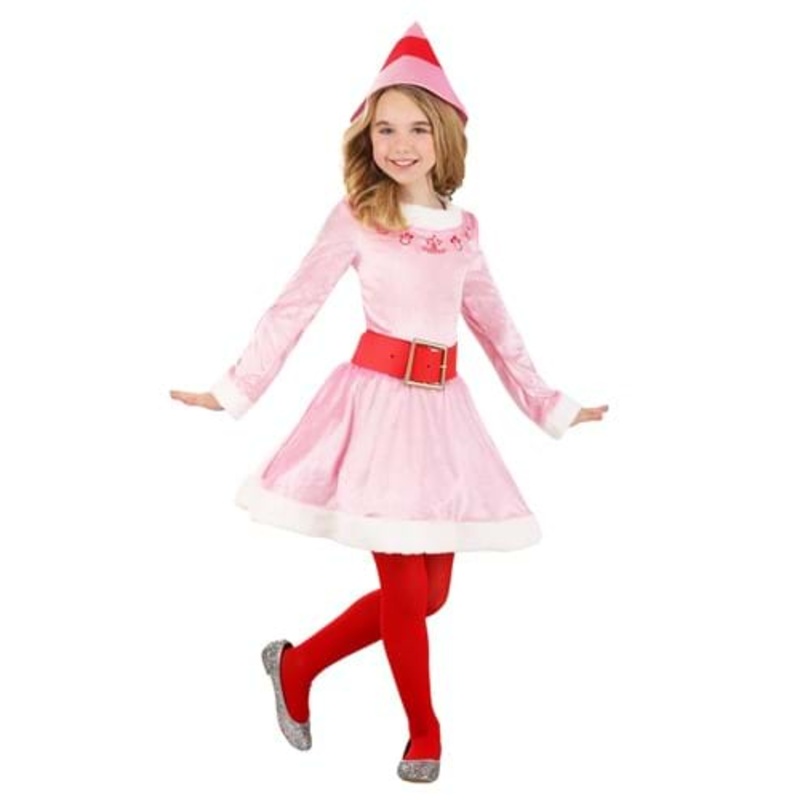 Girl's Elf Jovie Costume Dress X-Small