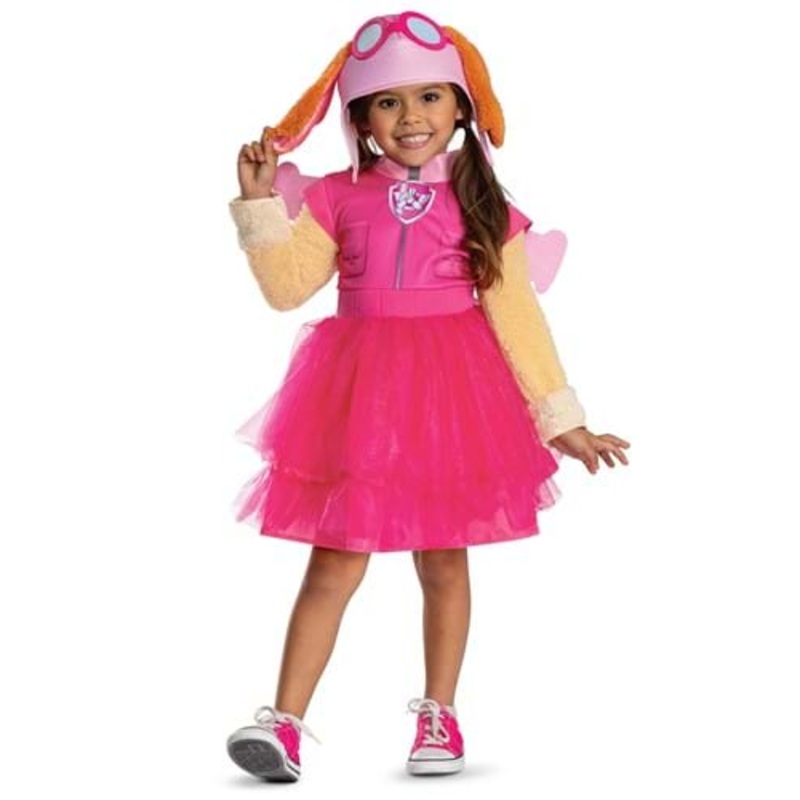 Girl's Toddler Deluxe Paw Patrol Skye Tutu Costume
