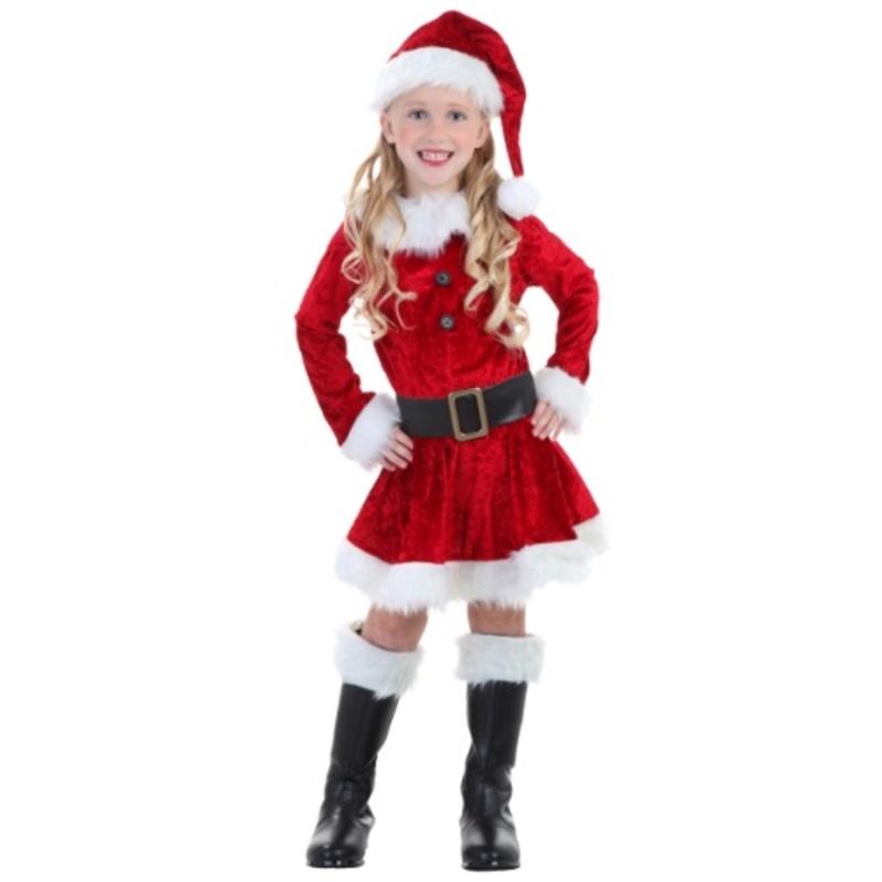 Girl's Toddler Mrs. Claus Costume 2T