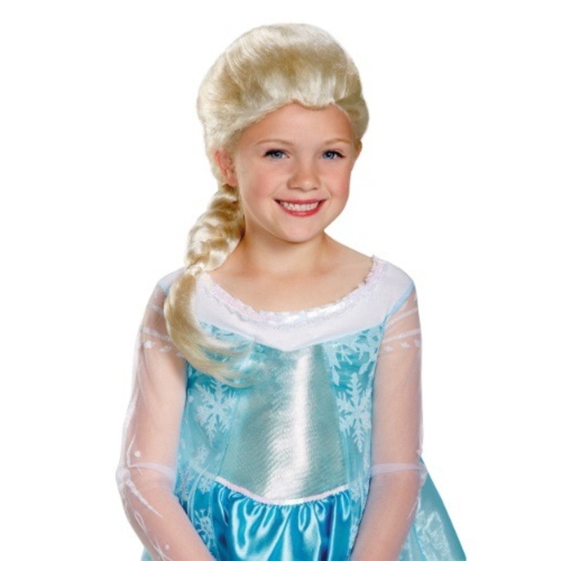Girls Frozen Elsa Wig Standard