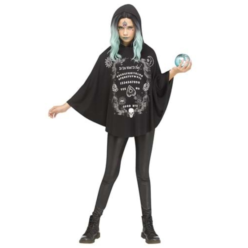 Kid's Spirit Board Poncho Costume Standard
