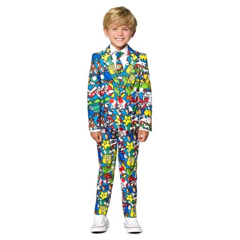 Opposuit Super Mario Boy's Suit Size 4