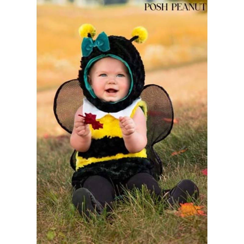 Posh Peanut Beatrice Bumble Bee Costume for Infants 0/3 Months