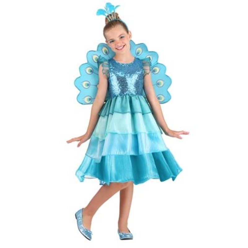 Pretty Peacock Kid's Costume X-Large
