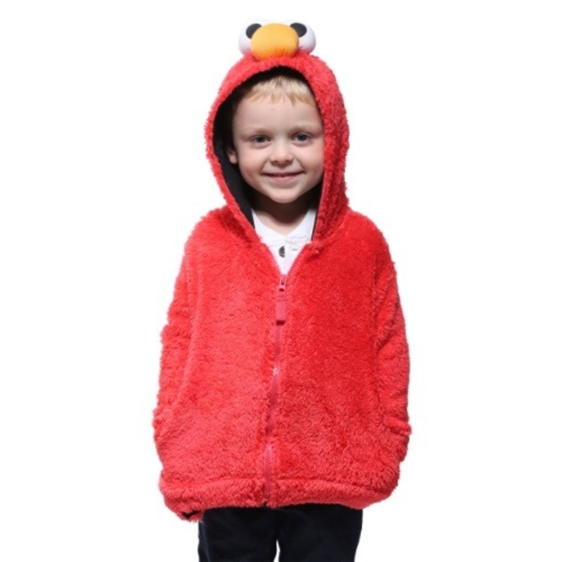 Sesame Street Elmo Faux Fur Kids Costume Hoodie 5T