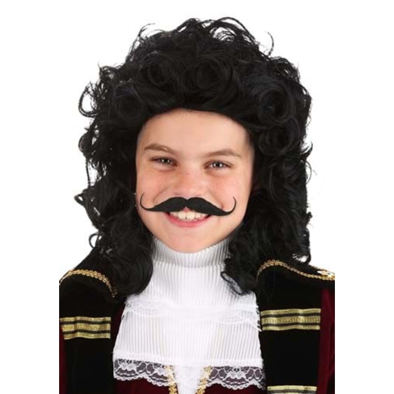 Short Curly Pirate Costume Wig for Kids Standard