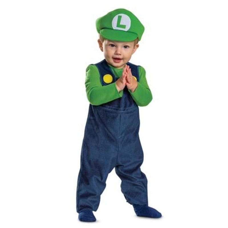 Super Mario Bros Posh Luigi Infant Costume