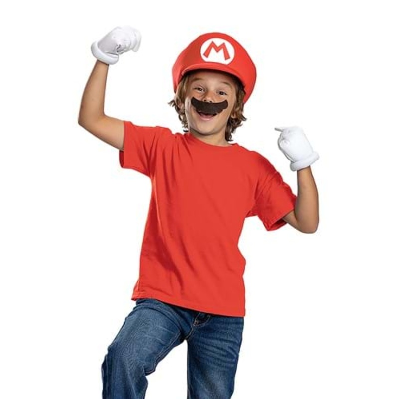 Super Mario Kid's Elevated Classic Mario Accessory Kit Standard