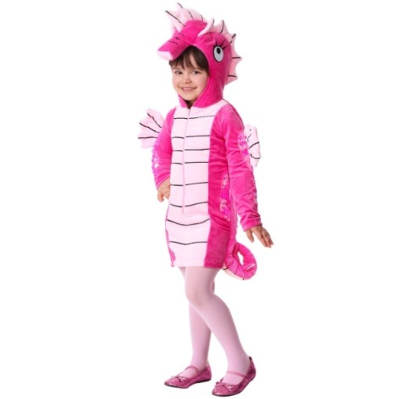 Toddler Pink Seahorse Costume for Girls 4T