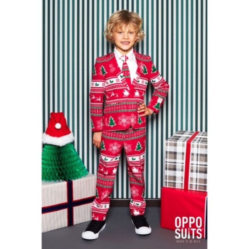 Winter Wonderland OppoSuit for Boys  Size 6