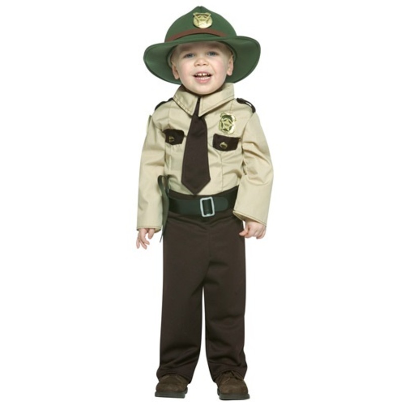 Boy's State Trooper Toddler Costume Toddler (4T)