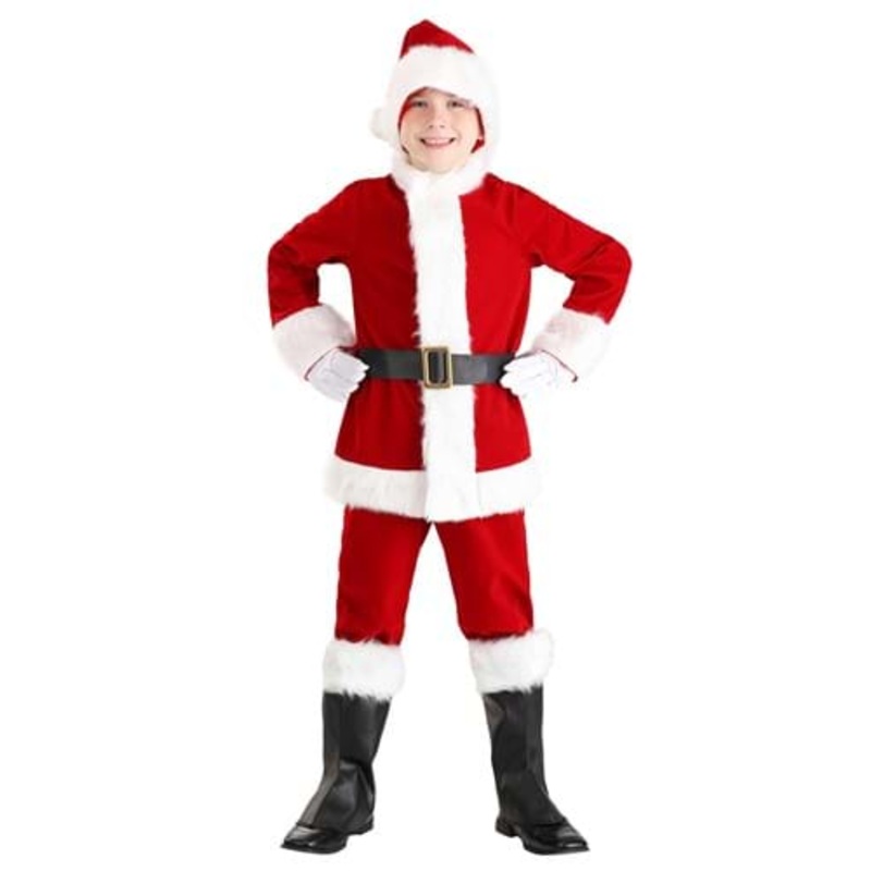Deluxe Santa Costume for Boys Large (12-14)