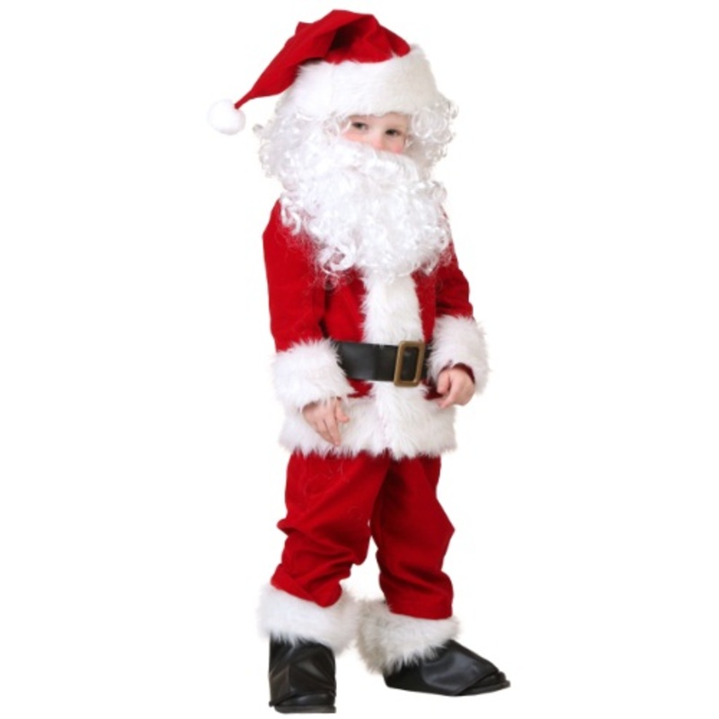Deluxe Santa Toddler Costume for Boys 4T