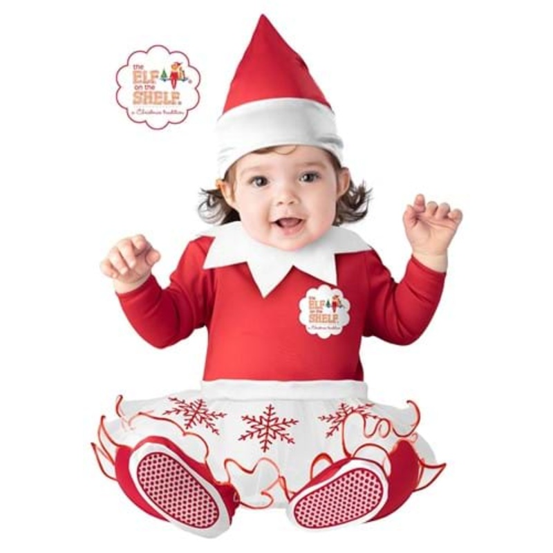 Elf on the Shelf Girl's Infant Costume 0/6MO