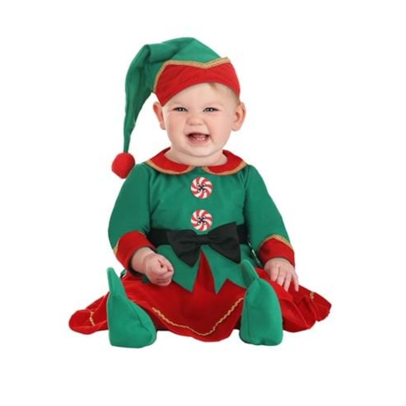 Girl's Elf Costume for Infants 0/3 Months