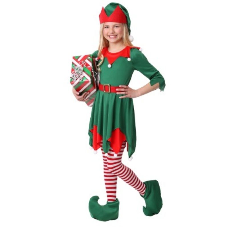 Girl's Santa's Helper Costume X-Small