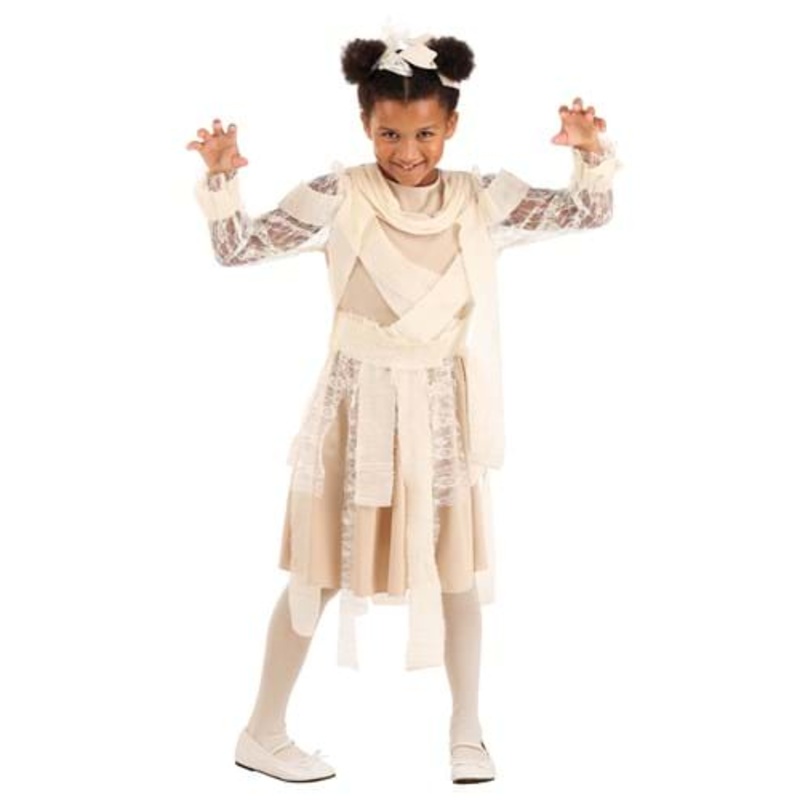 Girls Mummy Dress Costume Medium