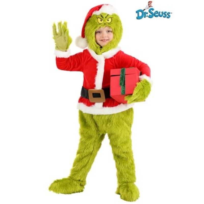 Grinch Santa Claus Costume for Toddlers 2T