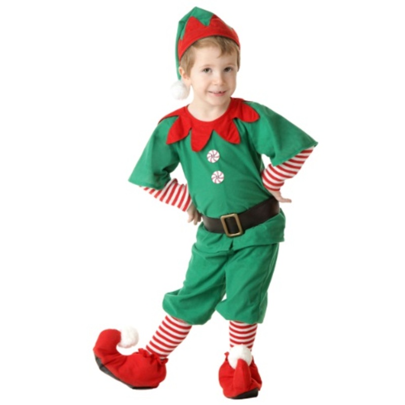 Happy Christmas Elf Toddler Costume 18 Months