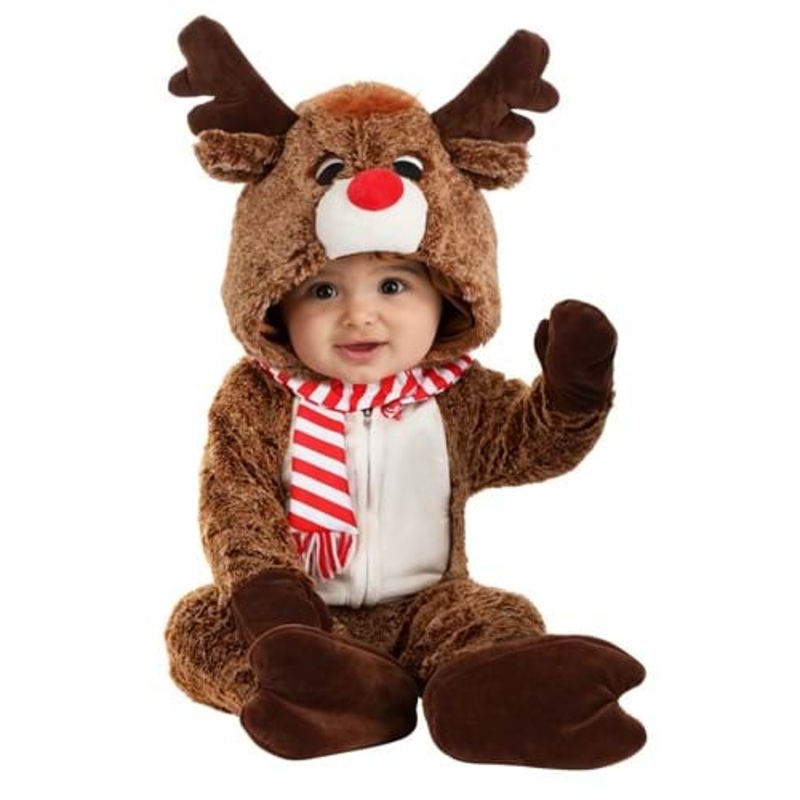 Infant Plush Reindeer Costume 0/3 Months