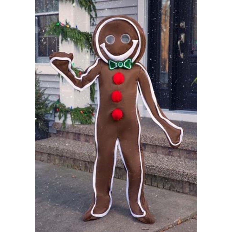 Kid's Iced Gingerbread Man Costume Small