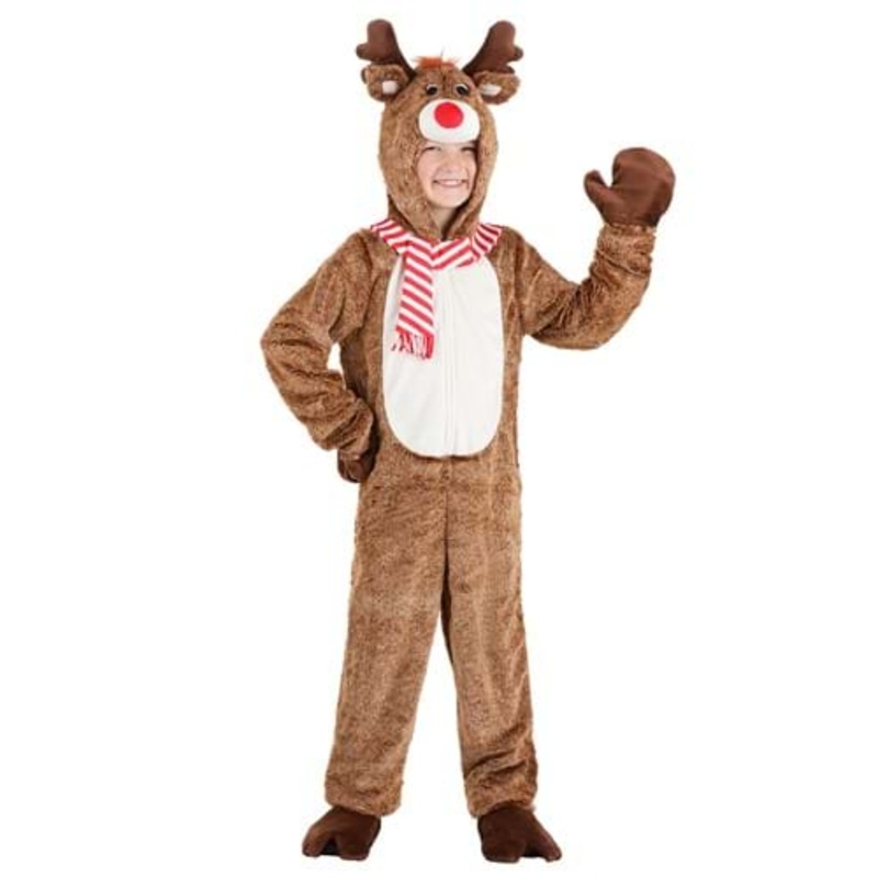 Kid's Plush Reindeer Costume Small