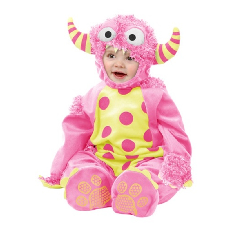 Pink Mini Monster Costume for Infants Toddler (2T-4T)