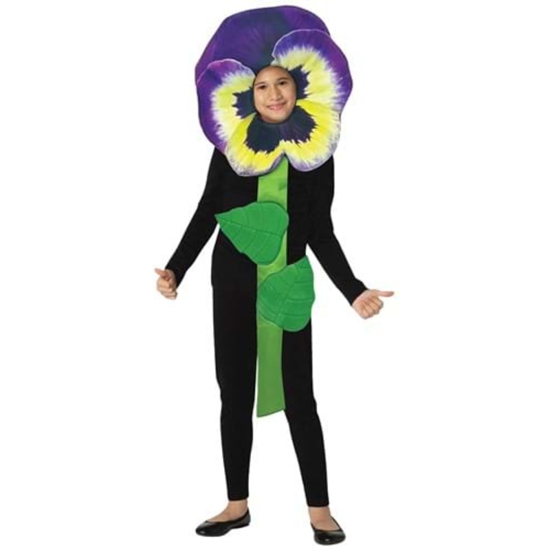 Purple Pansy Costume for Kids Standard