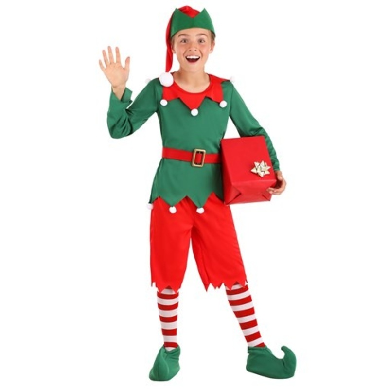 Santa's Little Helper Costume for Boys X-Small