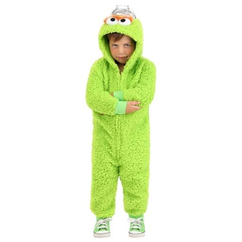 Sesame Street Oscar The Grouch Toddler Union Suit 4T