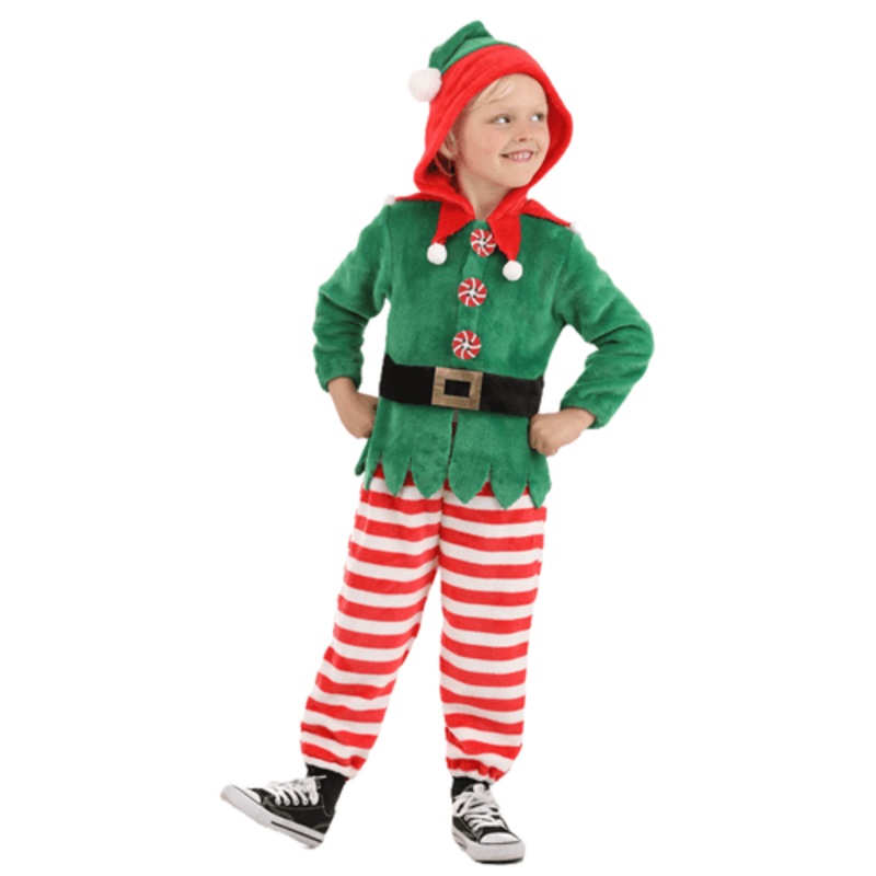 Toddler Elf Jumpsuit Costume 2T
