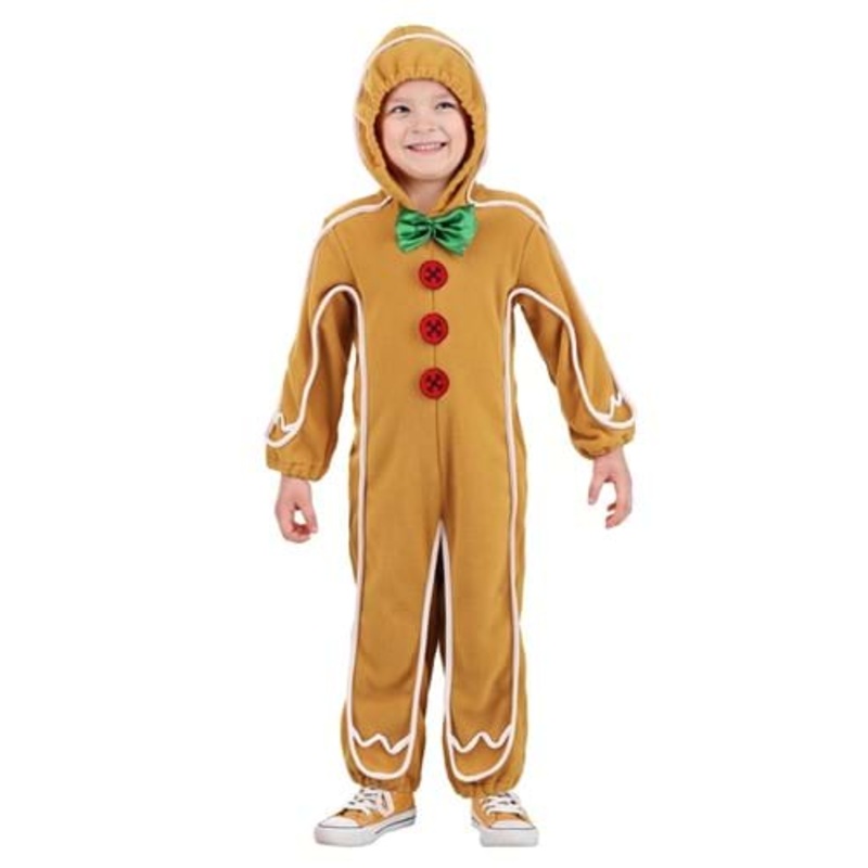 Toddler Gingerbread Man Onesie Costume 2T