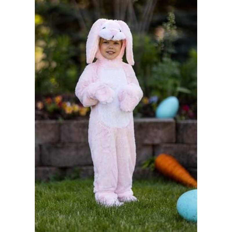Toddler Pink Fluffy Bunny Costume 2T