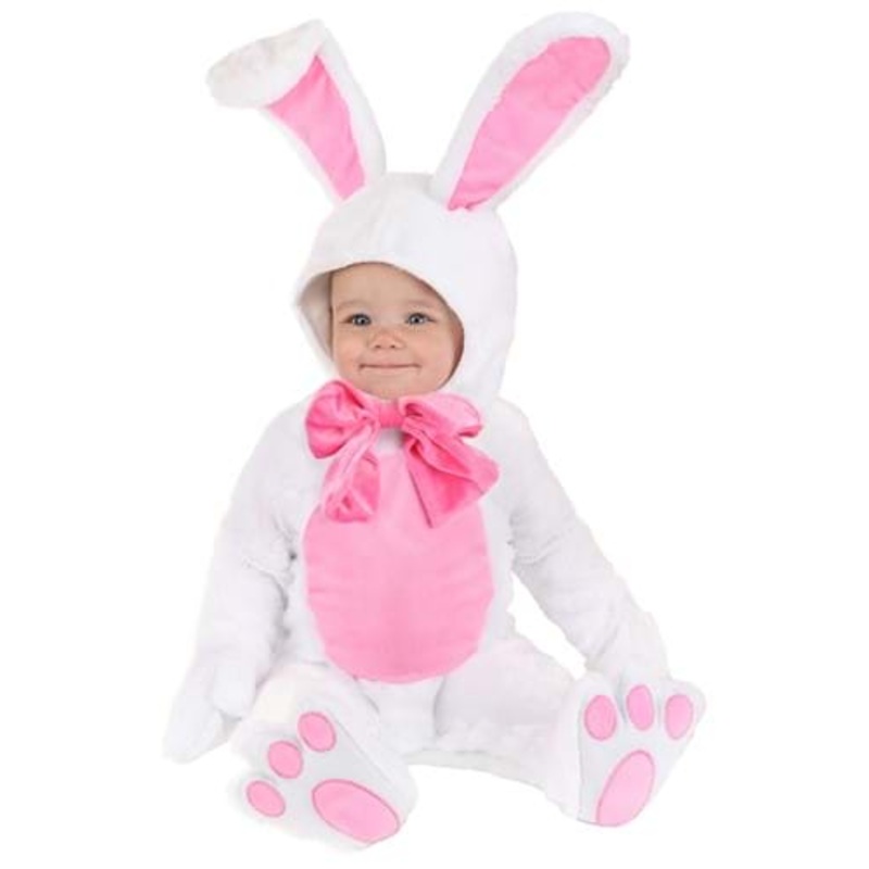 White Bunny Baby Costume for Infants 0/3 Months