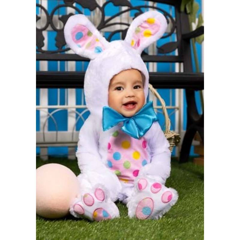White Easter Bunny Baby Costume for Infants 0/3 Months