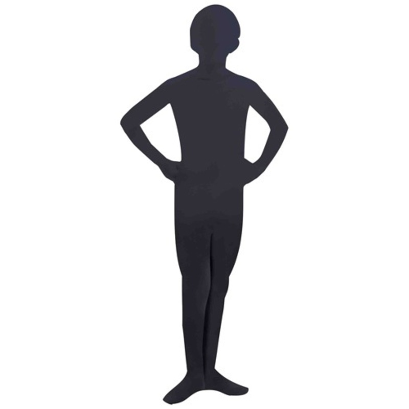 Black Skin Suit Kid's Costume Large (12-14)