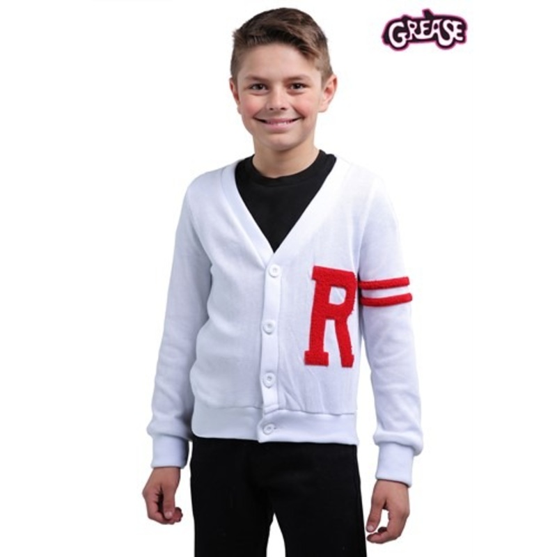 Boys Grease Rydell High Letterman Costume Sweater X-Large