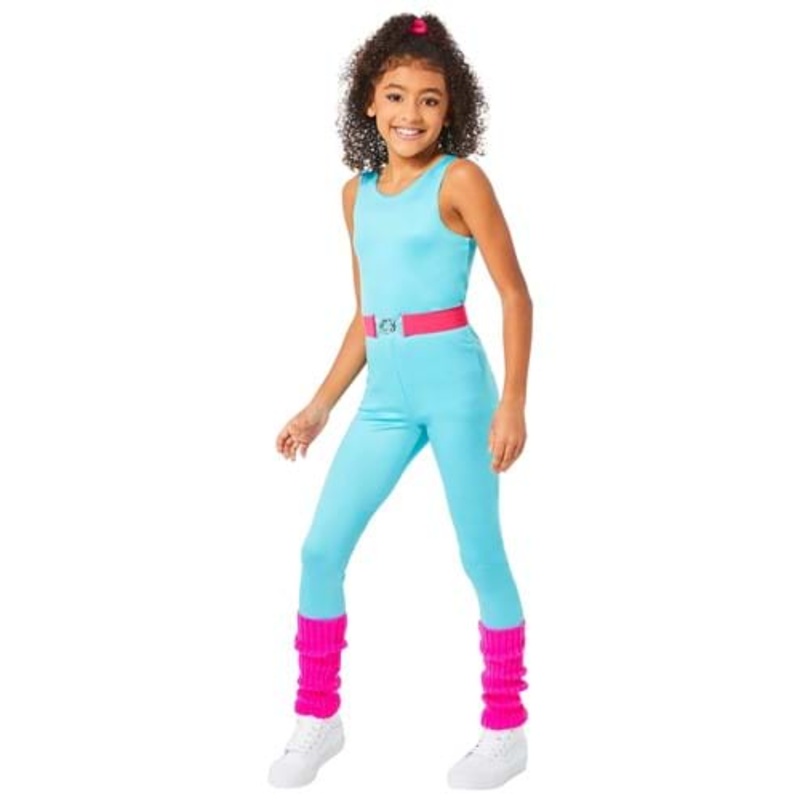 Classic Aerobic Barbie Costume for Girls X-Small