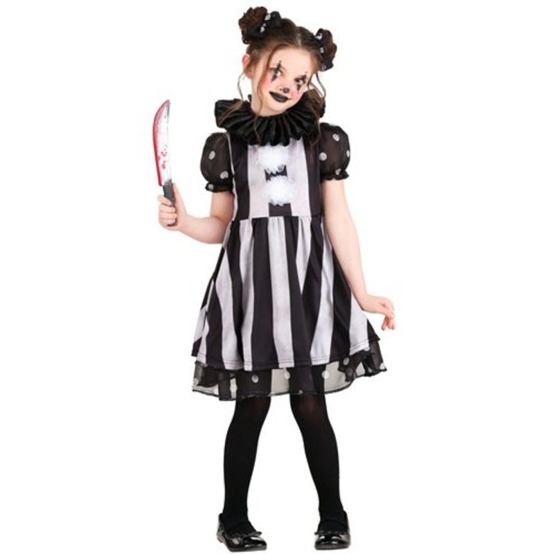 Dark Circus Clown Girl's Costume X-Large