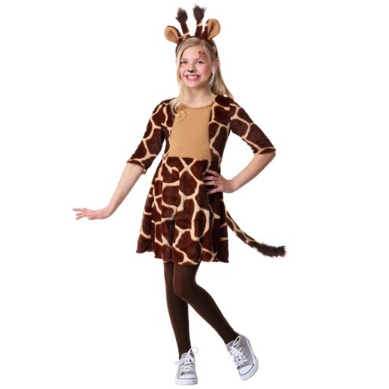 Girls Giraffe Costume Large