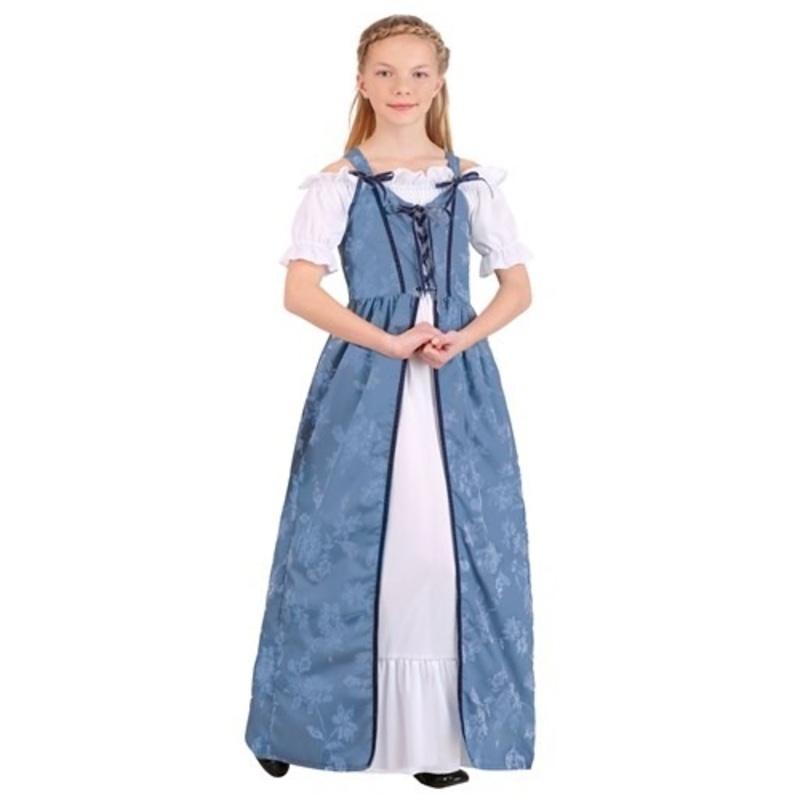 Girls Renaissance Villager Costume Small